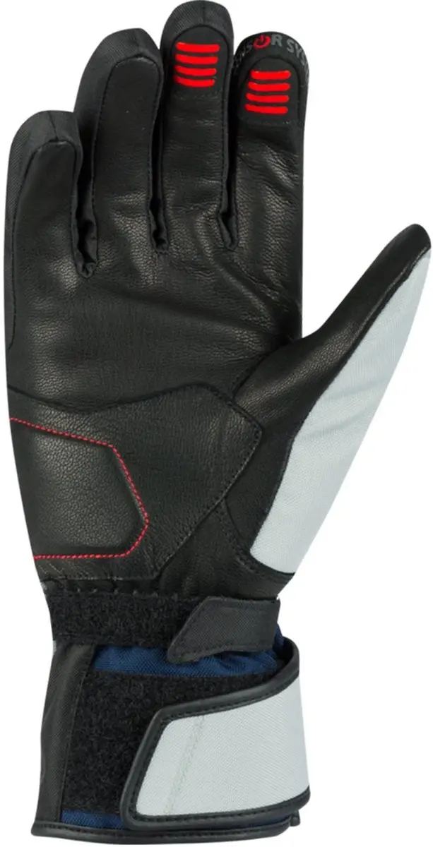 Bering Lady Siberia Handschoenen Grijs Blauw Rood - Maat T7 - Handschoen