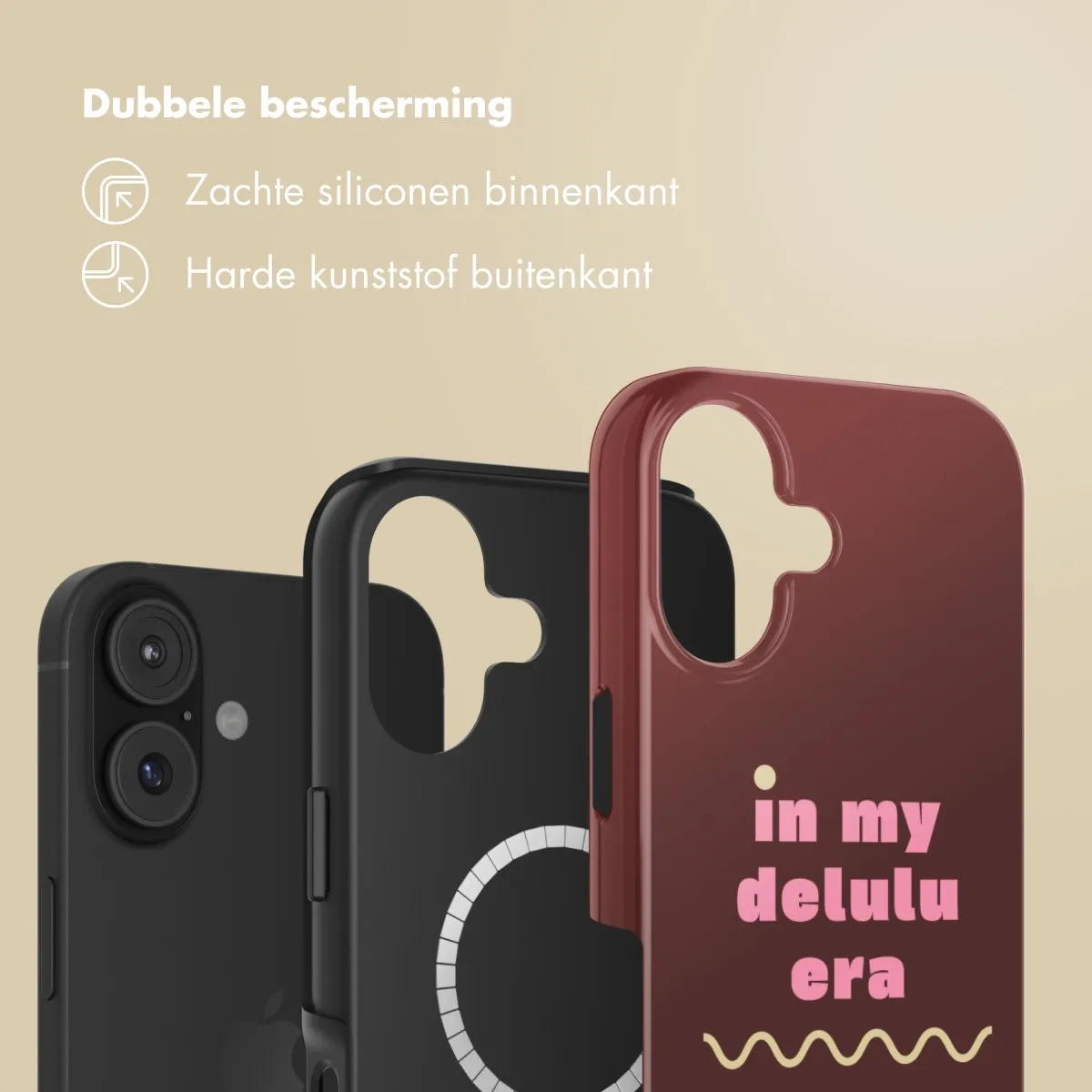 Selencia Hoesje iPhone 17 - MagSafe - Delulu