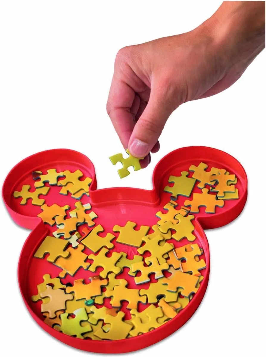 Ravensburger Mickey Mouse Sorteerbakjes - 6 Stuks - Rood/Zwart/Gel - afbeelding 2 van 5