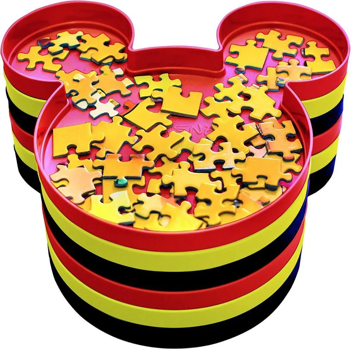 Ravensburger Mickey Mouse Sorteerbakjes - 6 Stuks - Rood/Zwart/Gel - afbeelding 4 van 5