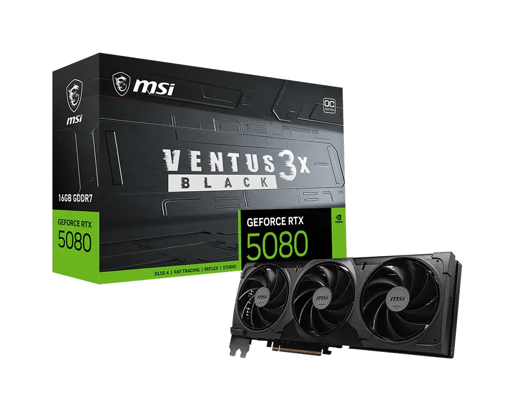 MSI GeForce RTX 5080 16G VENTUS 3X OC