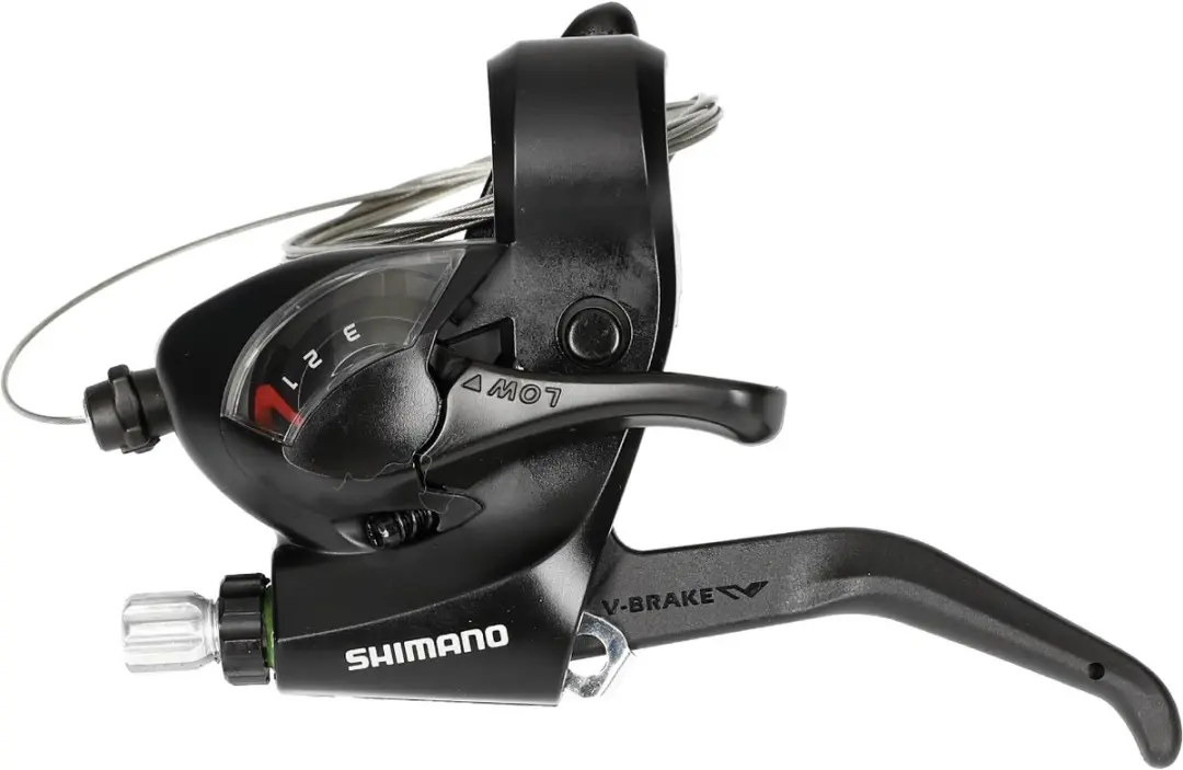 Shimano ST-EF41 3-Speed Shifter - Zwart - afbeelding 5 van 6