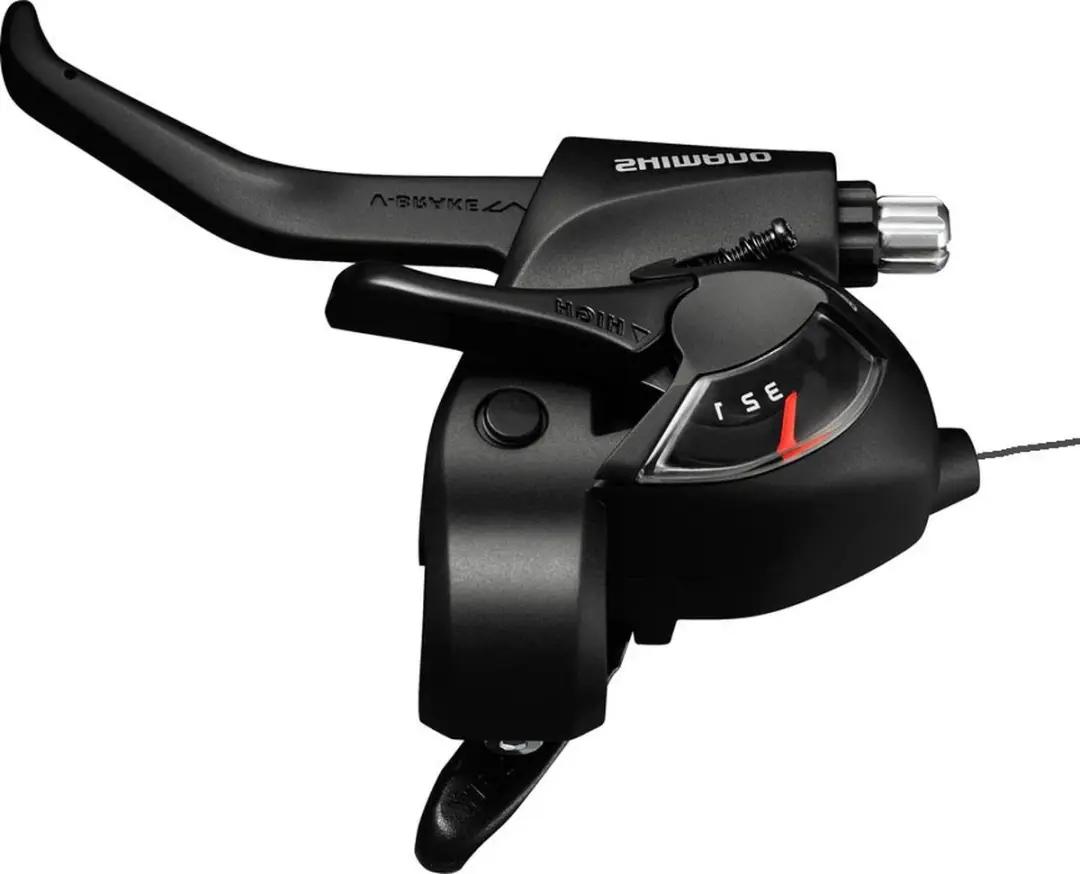 Shifter Shimano 3 speed links ST-EF41 zwart