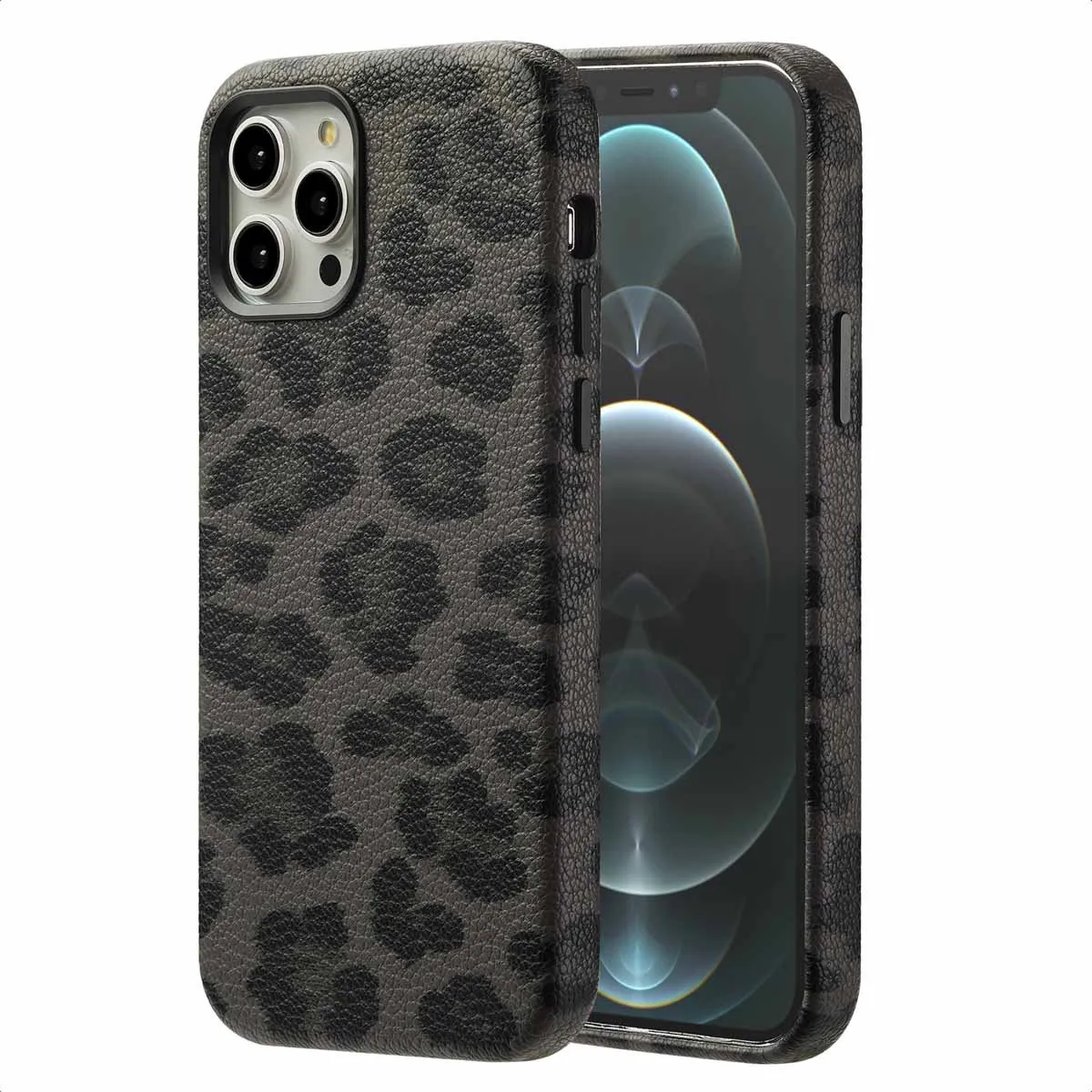 Selencia Hoesje iPhone 12 Pro/12 Midnight Black - MagSafe