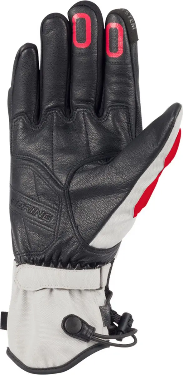 Bering Bakundu Handschoenen - Grijs/Rood - Maat 10
