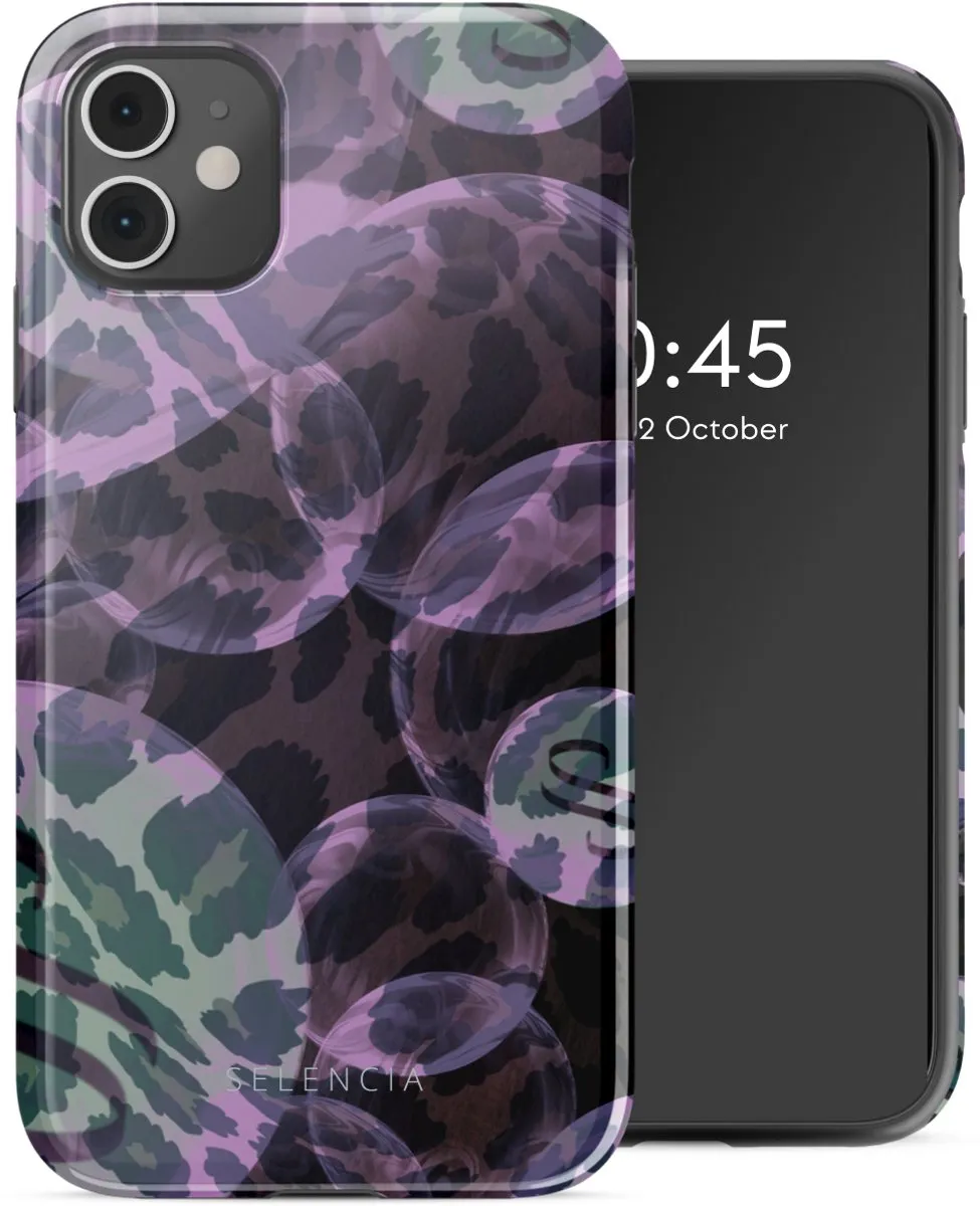 Selencia Hoesje iPhone 11 Leo Bubble Green