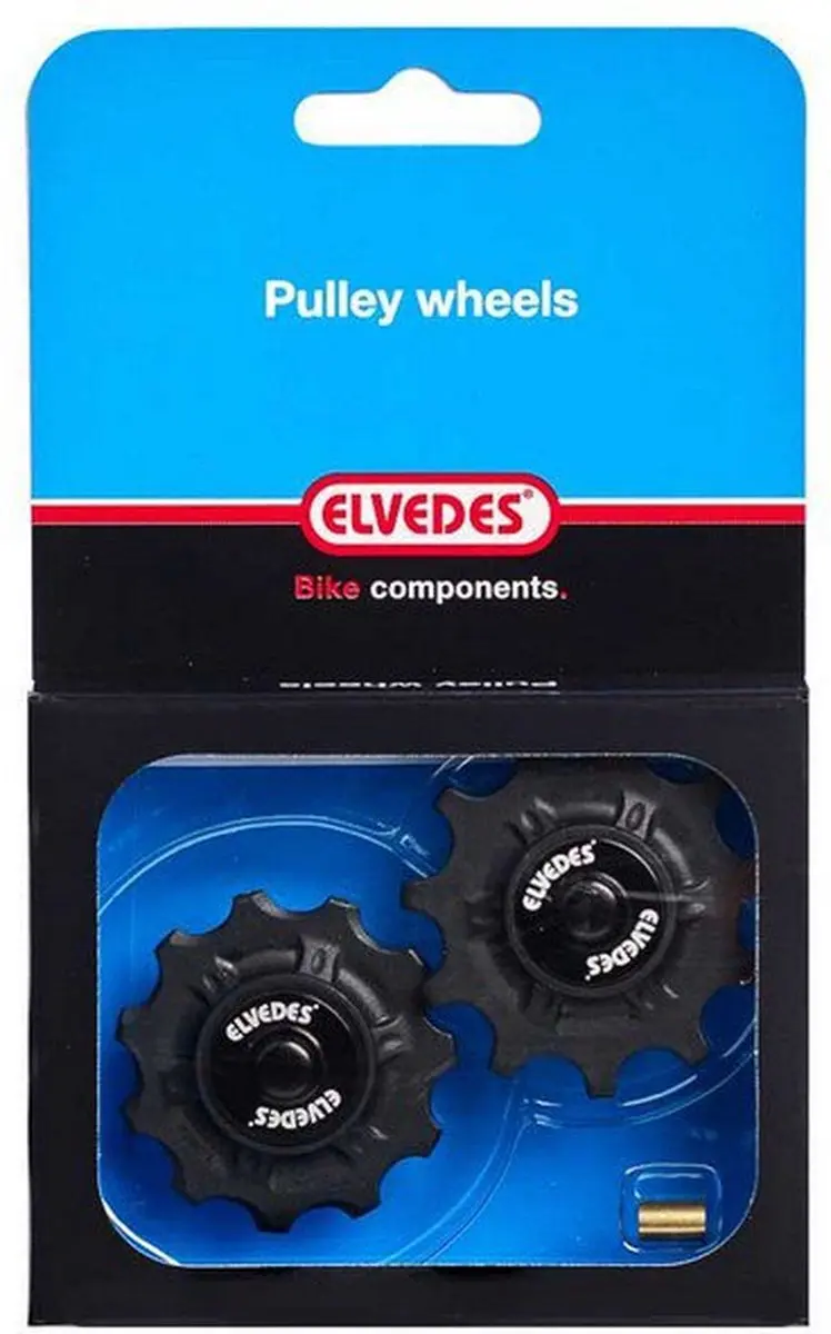 Elvedes Derailleurwieltjes CP2017100 11T - Zwart - 2 Stuks - afbeelding 2 van 6