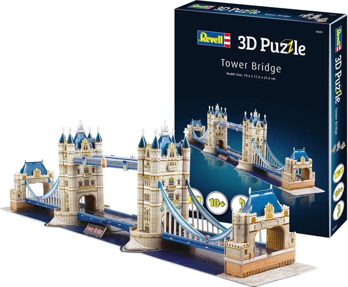 Revell Tower Bridge 3D Puzzel 120 Stuks - Multi