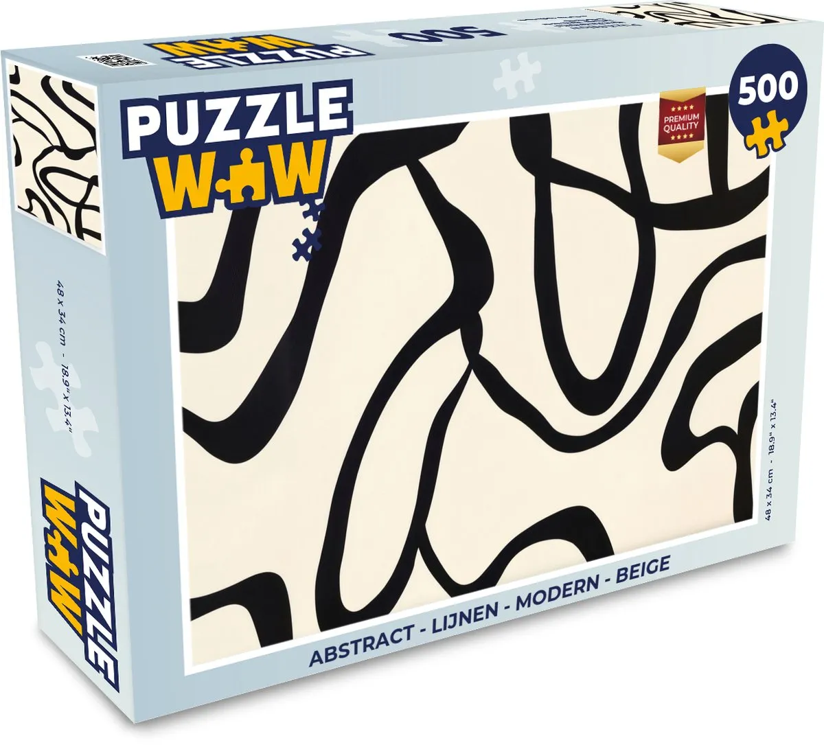 PuzzleWow Abstract Legpuzzel 500 Stuks