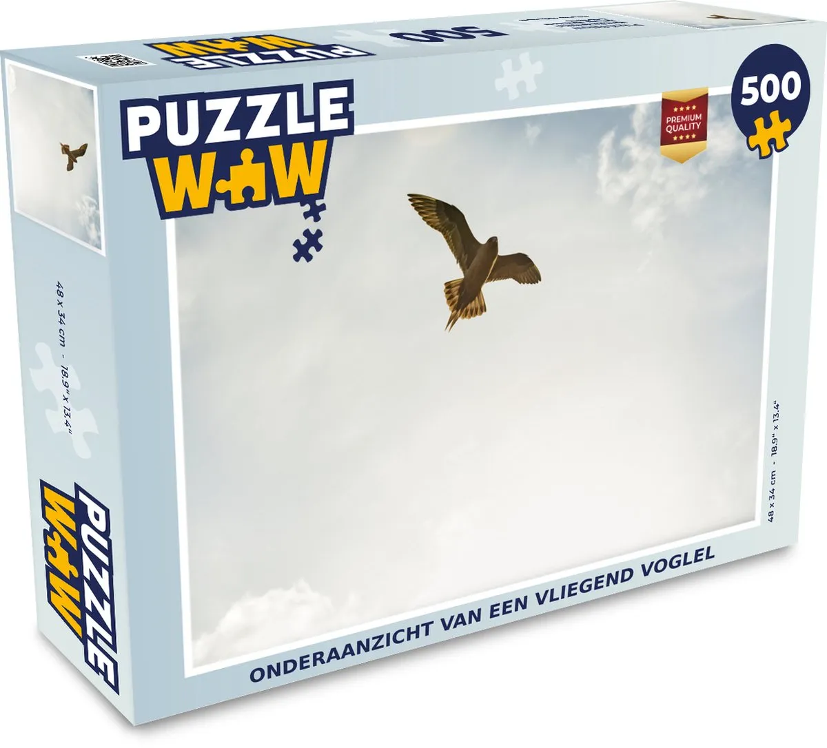 PuzzleWow Vogelel Legpuzzel 500 Stuks