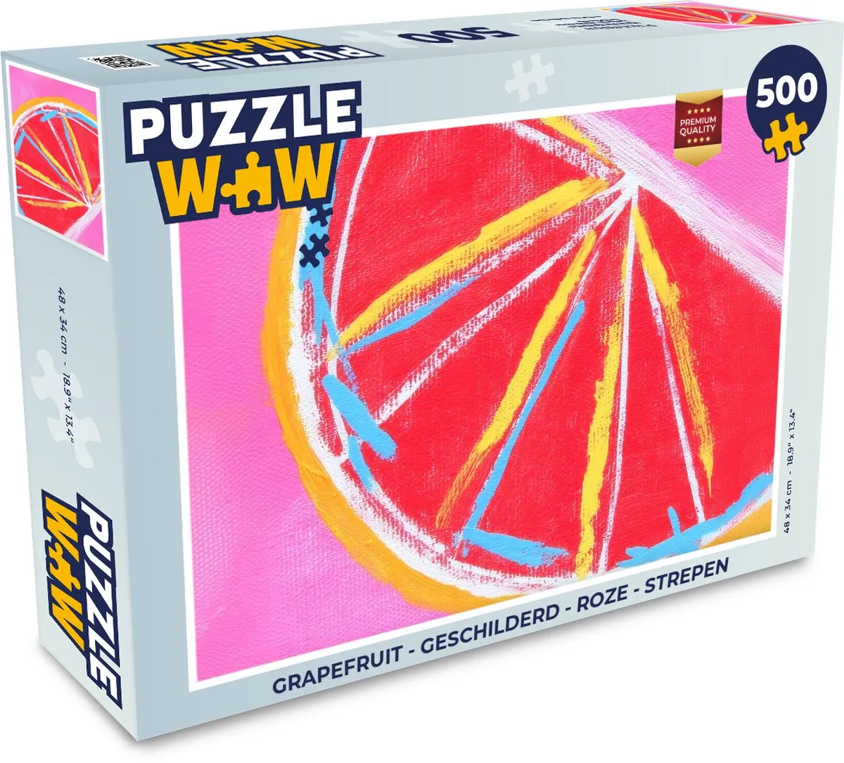 PuzzleWow Grapefruit Legpuzzel 500 Stuks