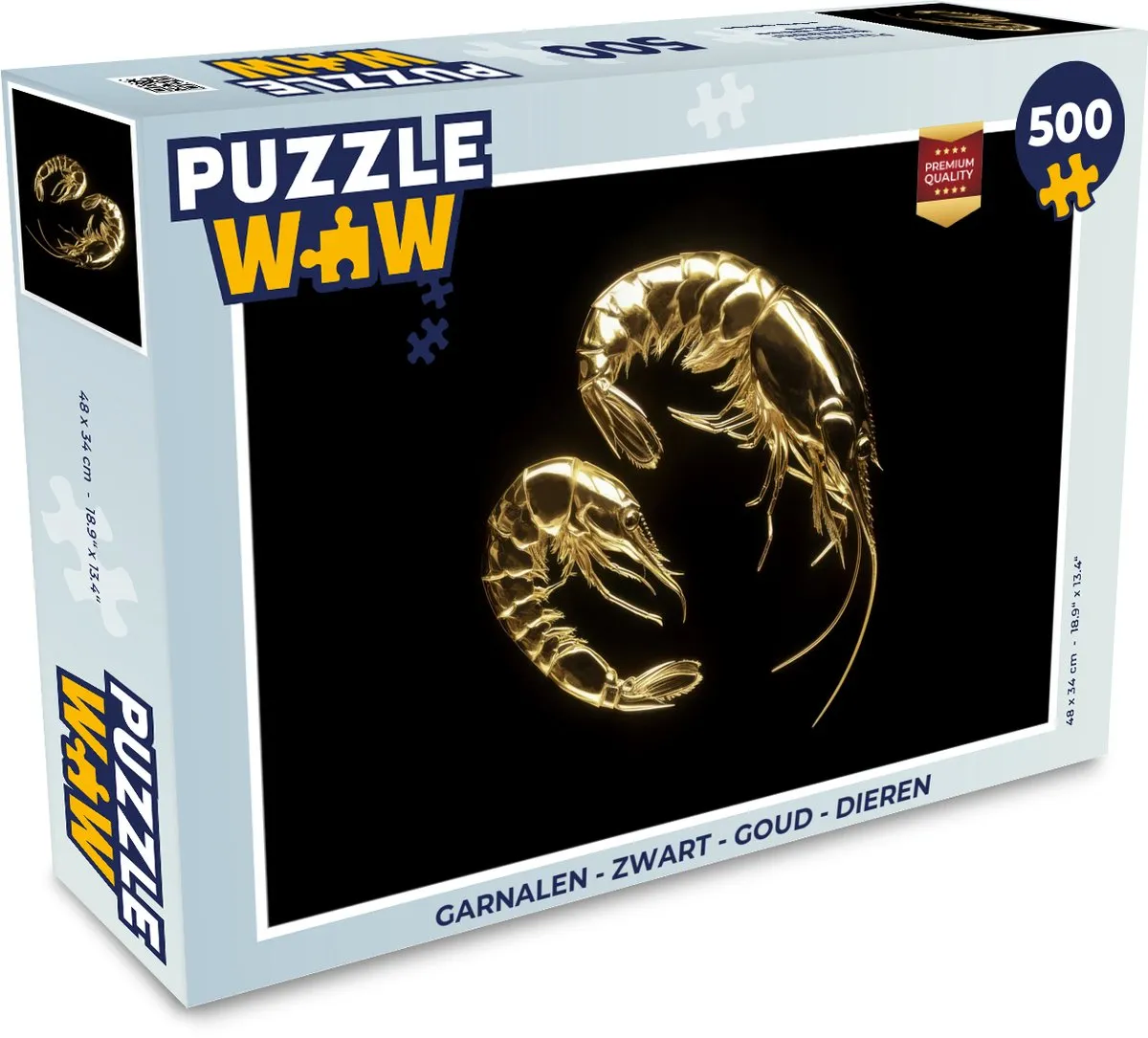 PuzzleWow Garnalen Legpuzzel 500 Stuks