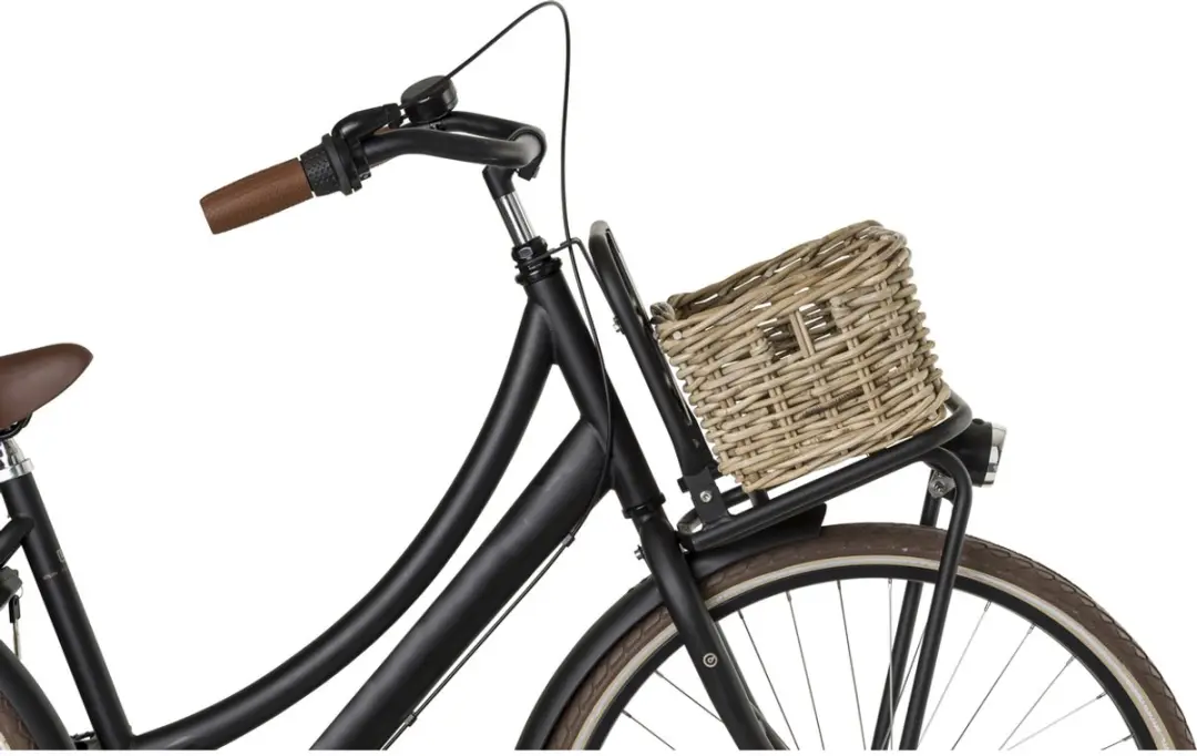 FastRider Zeno Rotan Fietsmand - 8L - Naturel - afbeelding 4 van 5
