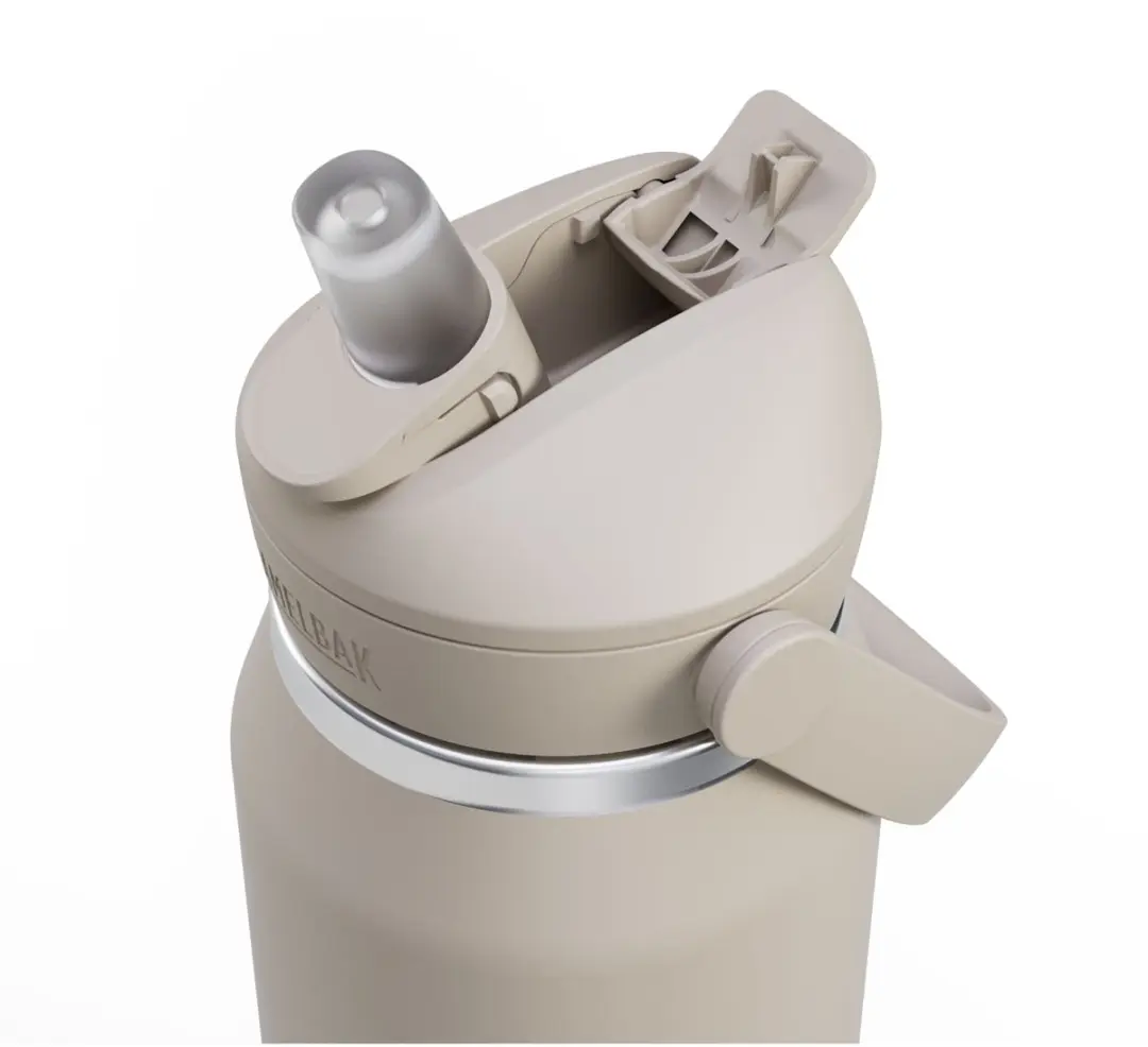 CamelBak Thrive Flip Straw 1L - RVS Isolatie - Beige - afbeelding 3 van 4