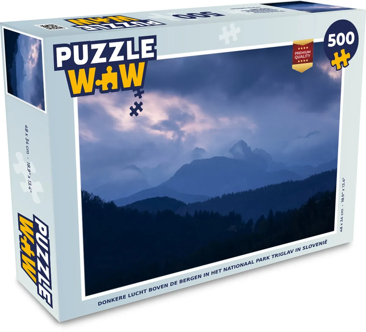 PuzzleWow Legpuzzel Triglav Nationaal Park 500 Stuks