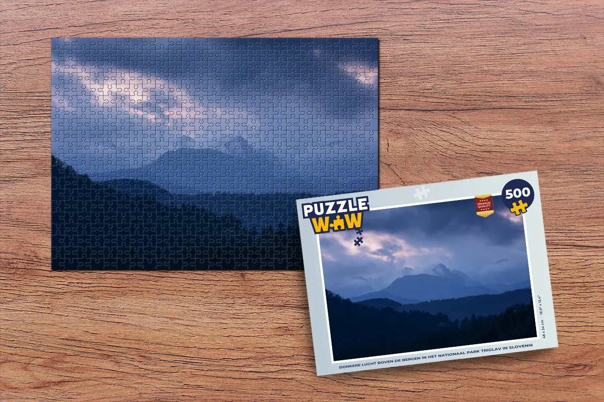 PuzzleWow Legpuzzel Triglav Nationaal Park 500 Stuks - Multicolor