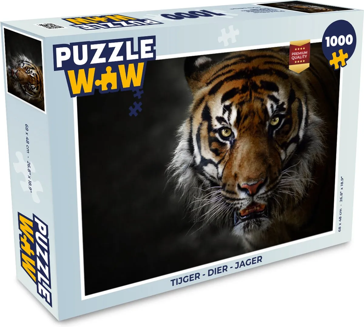 PuzzleWow Tijger Legpuzzel 1000 Stuks