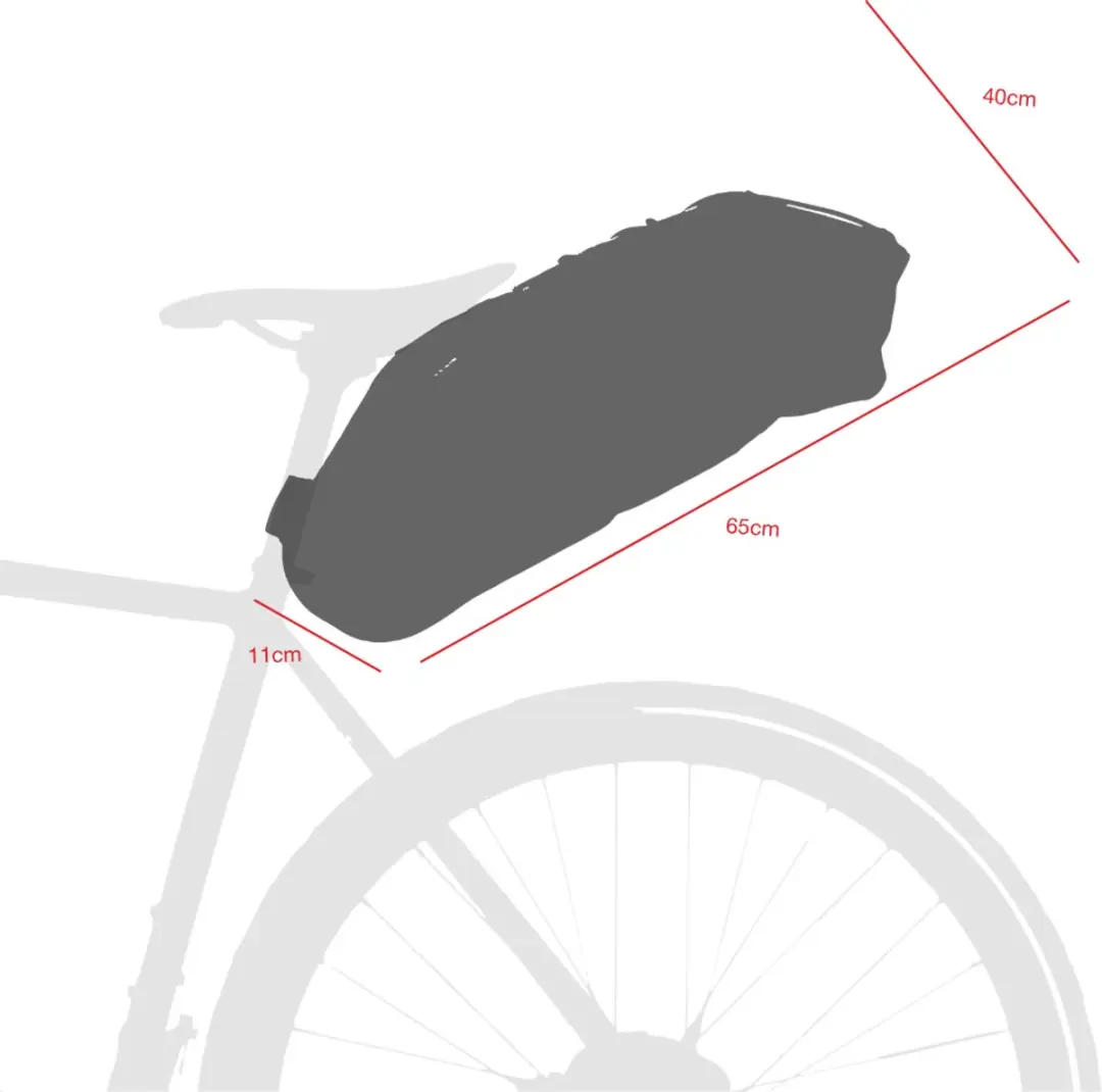 AGU Seat-Pack Venture Zadeltas 9L - Grijs - afbeelding 2 van 3