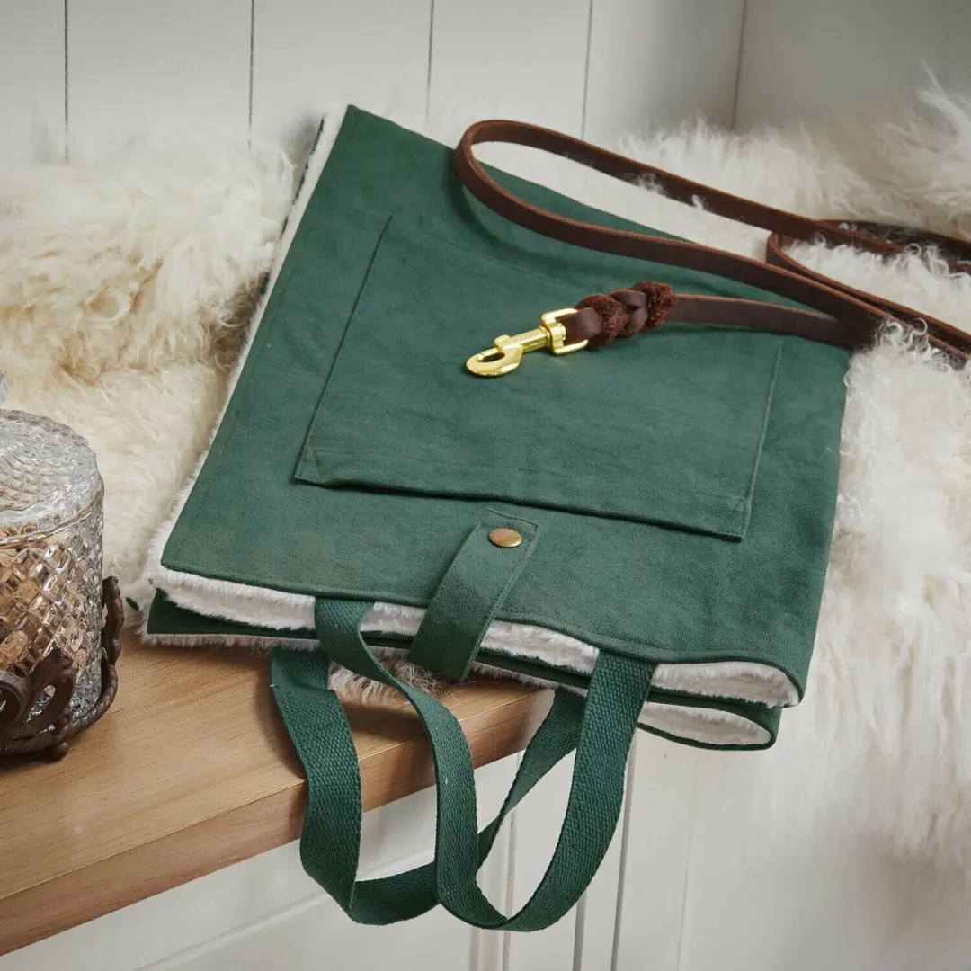 Loberon Huisdierenmat Felliro - groen/wit
