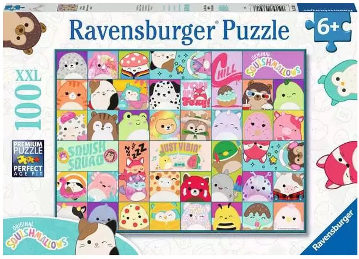 Ravensburger Squismallows Legpuzzel 100 XXL Stukjes - Multicolor