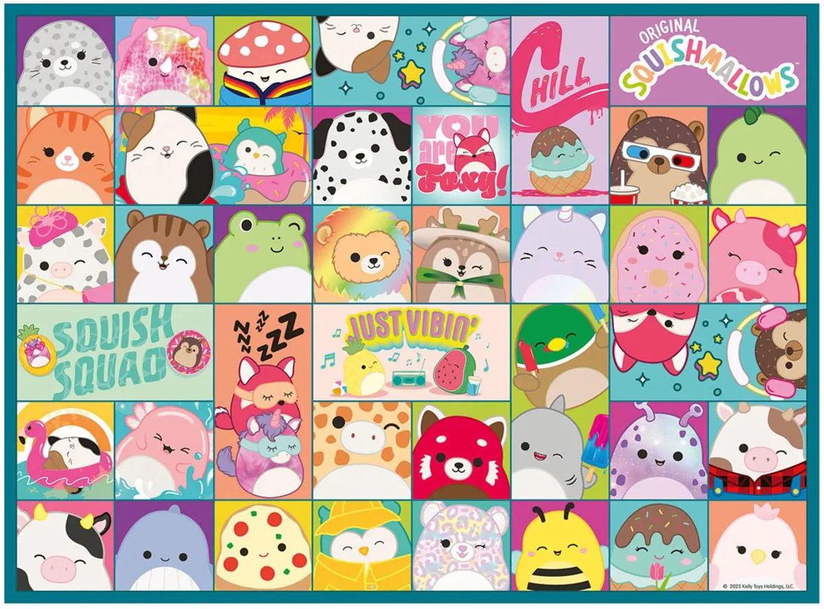 Ravensburger Squismallows Legpuzzel 100 XXL Stukjes - Multicolor