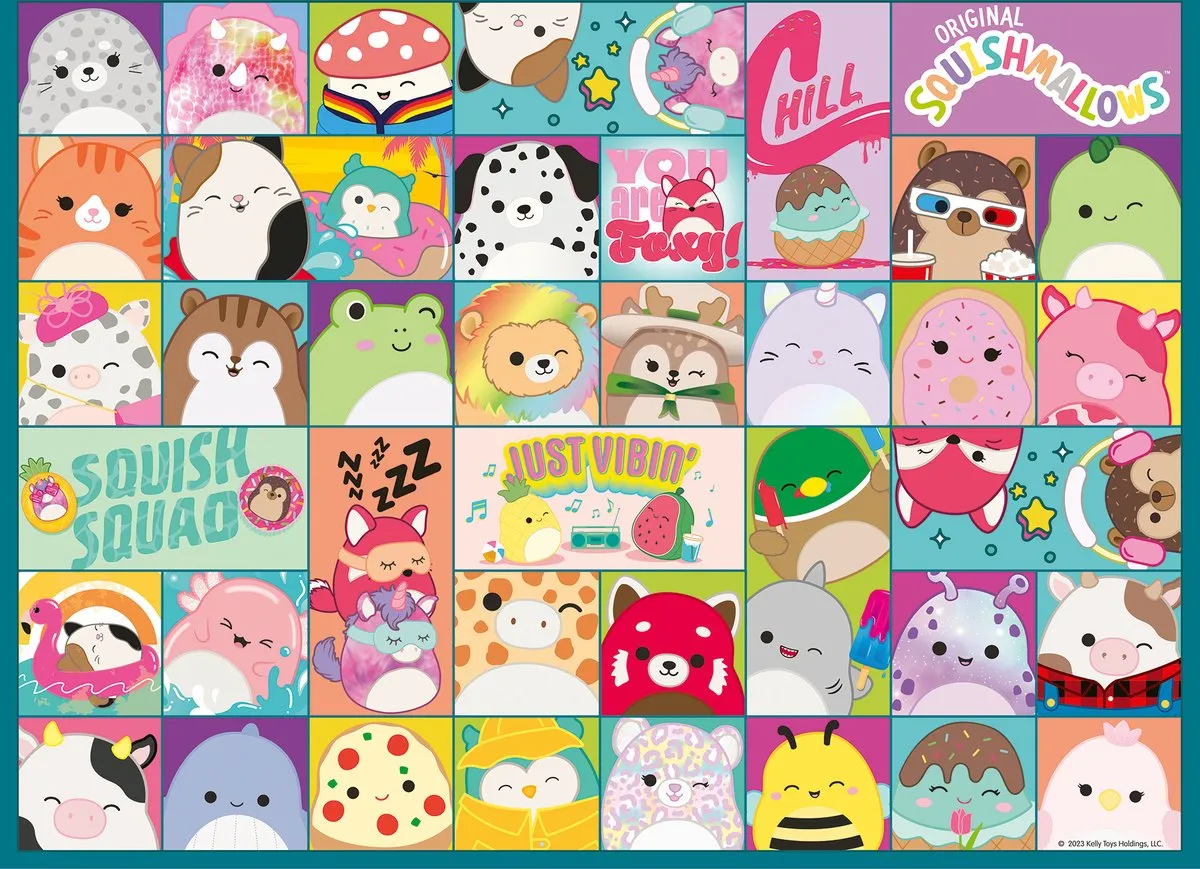 Ravensburger Squismallows Legpuzzel 100 XXL Stukjes - Multicolor