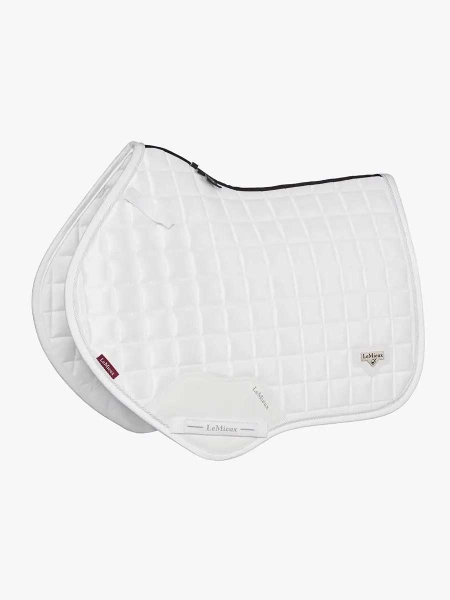 Lemieux Zadeldek Lemieux Loire Classic Square Close Contact Springen Wit