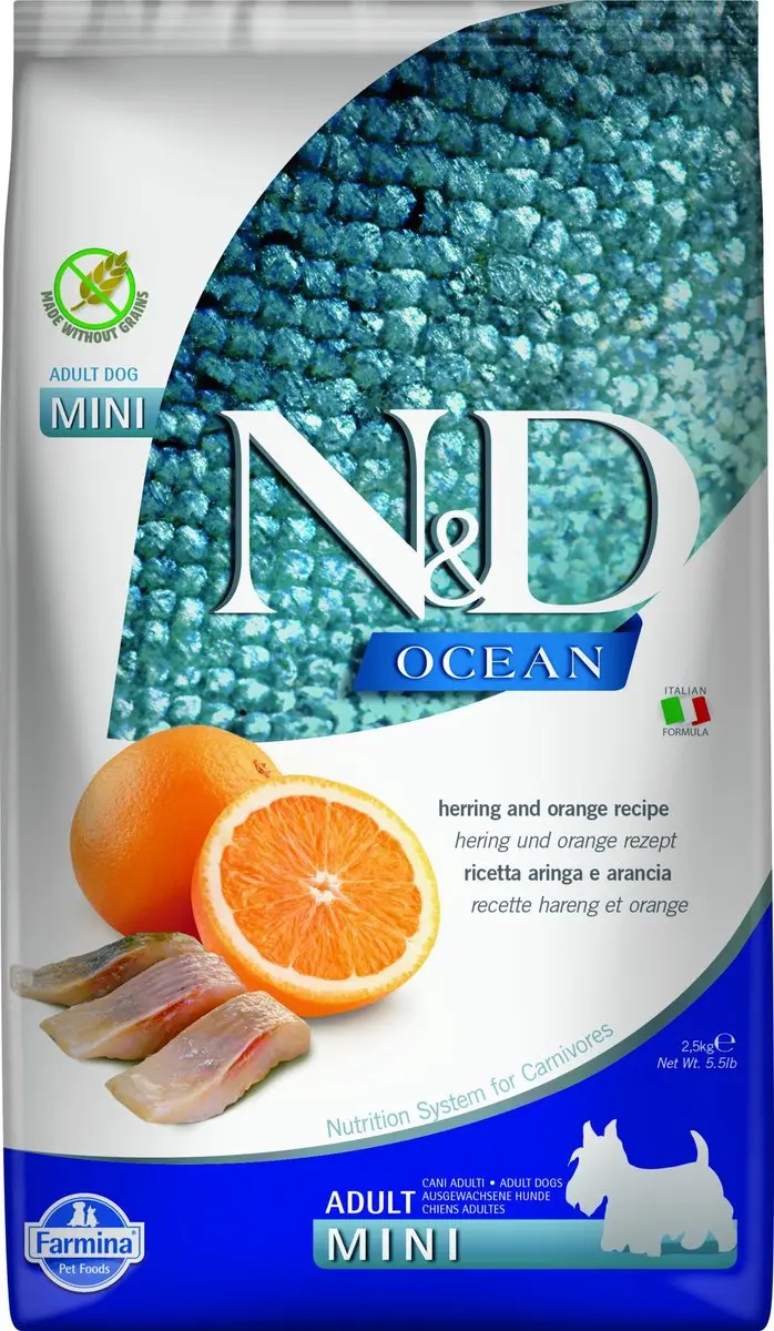 N&D Ocean Hondenvoer Haring Small Breed 2,5 kg