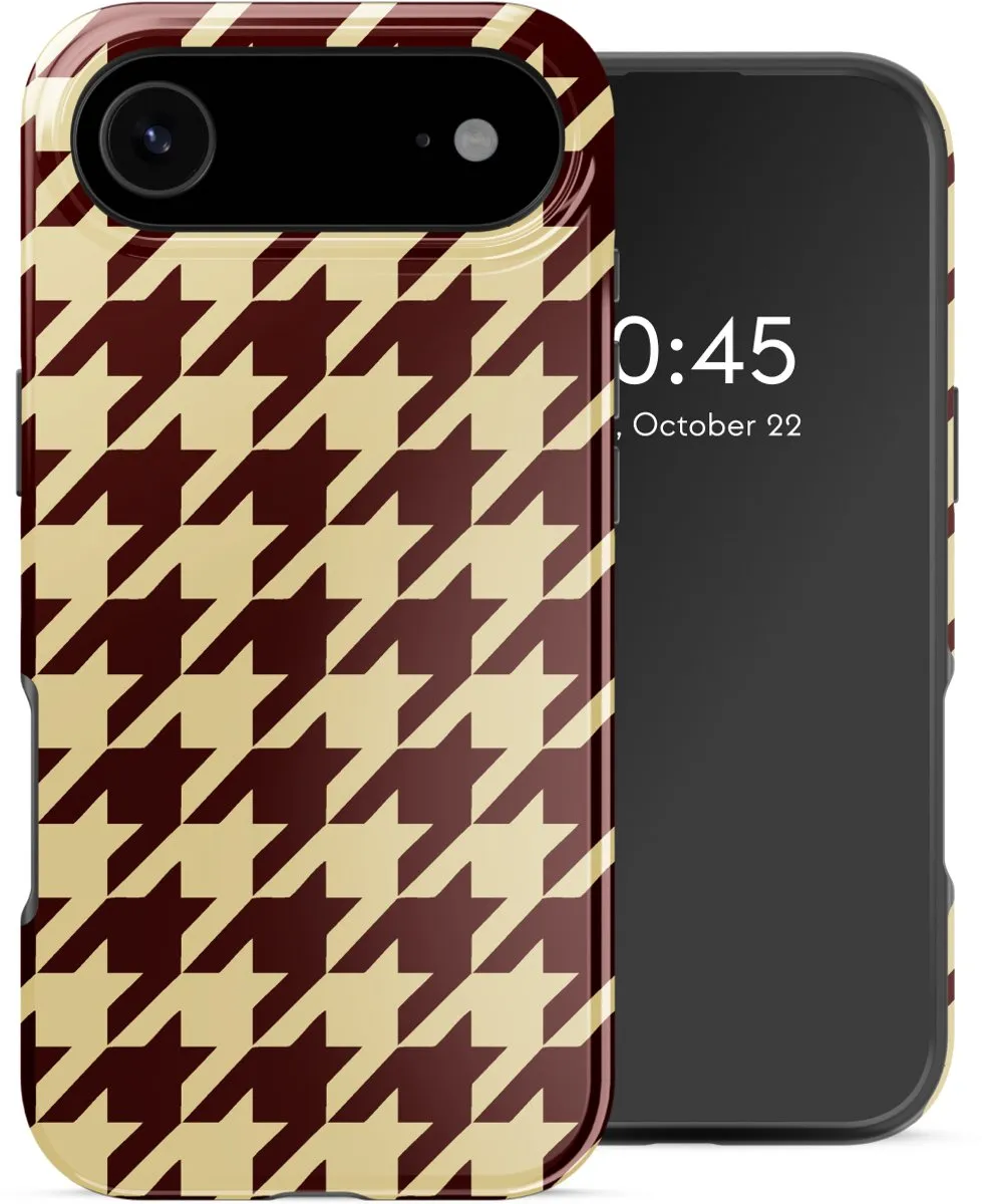 Selencia Hoesje iPhone 17 Air - MagSafe Pied-de-Poule