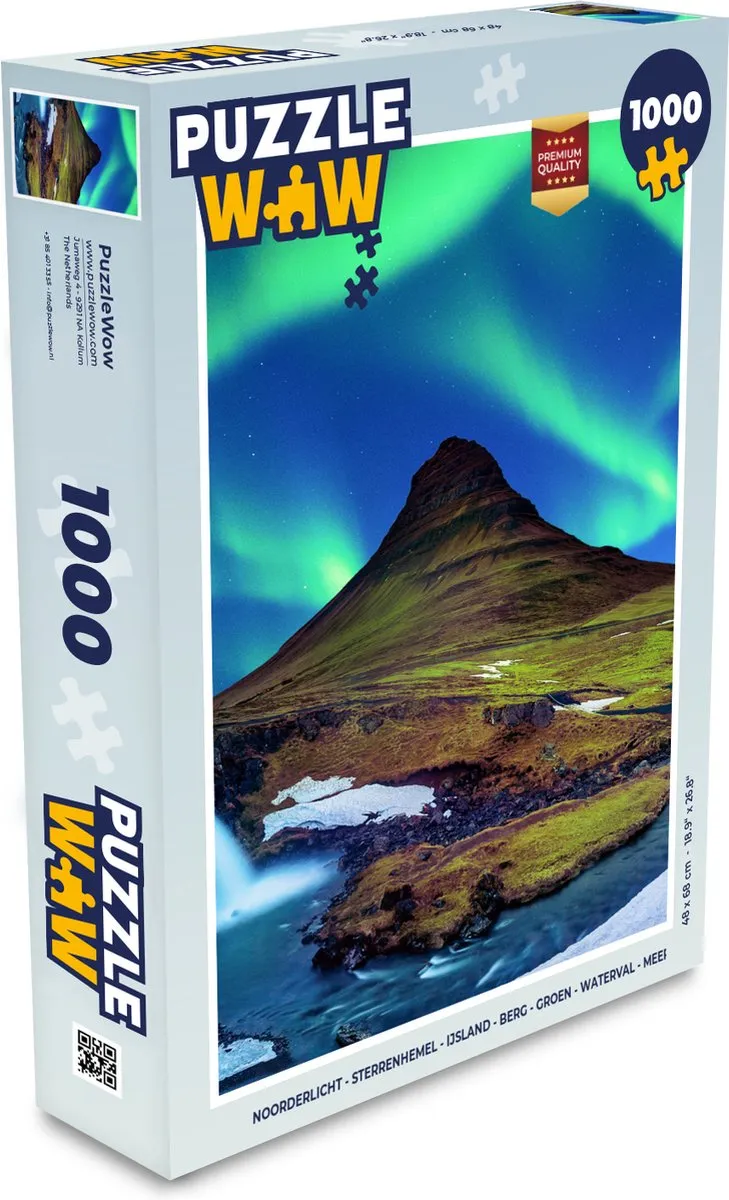 PuzzleWow Noorderlicht Legpuzzel 1000 Stuks