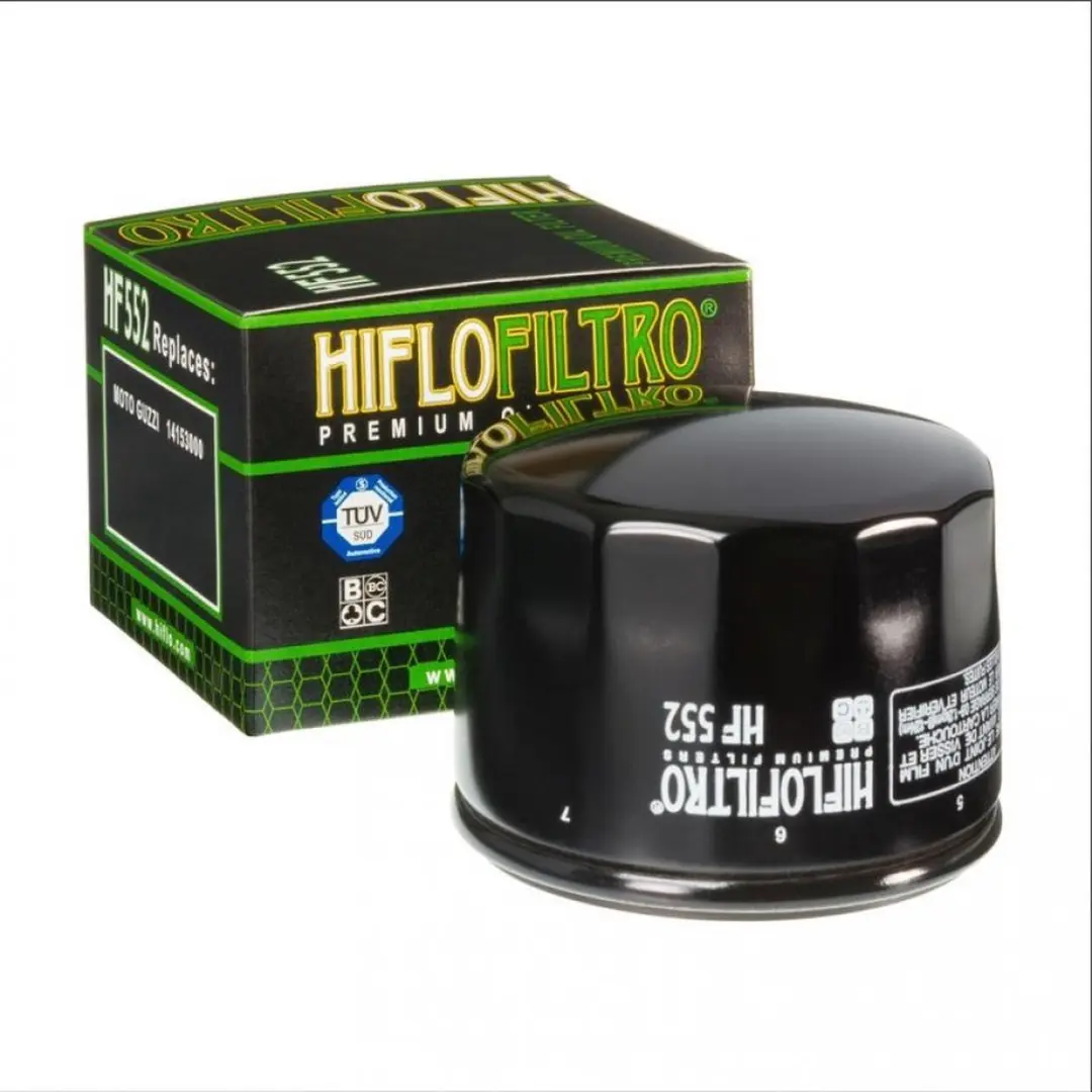 HifloFiltro Oliefilter HF552 Moto Guzzi 850 - Noir - afbeelding 3 van 4