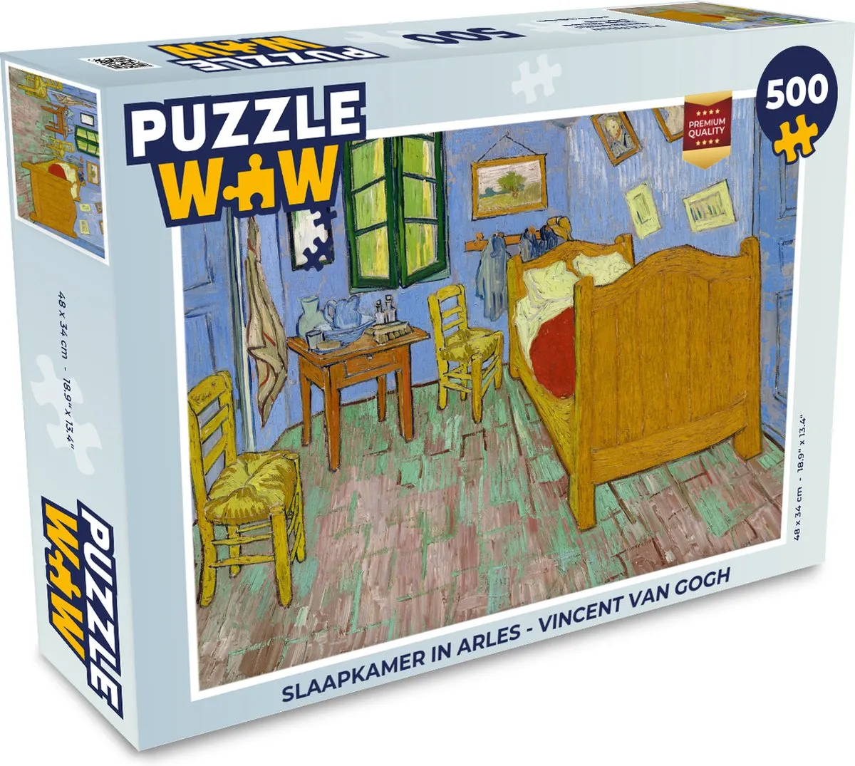 PuzzleWow Vincent van Gogh Slaapkamer in Arles Legpuzzel 500 Stuks