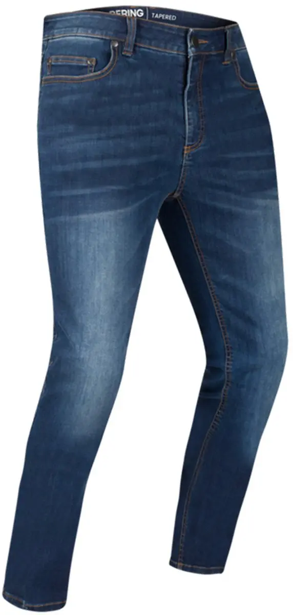 Bering Trust Tapered Broek Verwassen Blauw