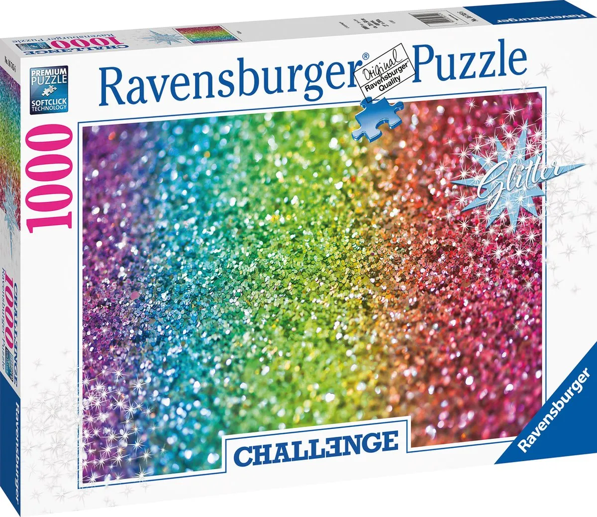 Ravensburger Glitter Puzzel 1000 Stuks - Multicolor