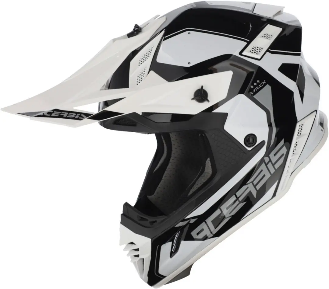 Acerbis X-Track Zwart Wit Crosshelm