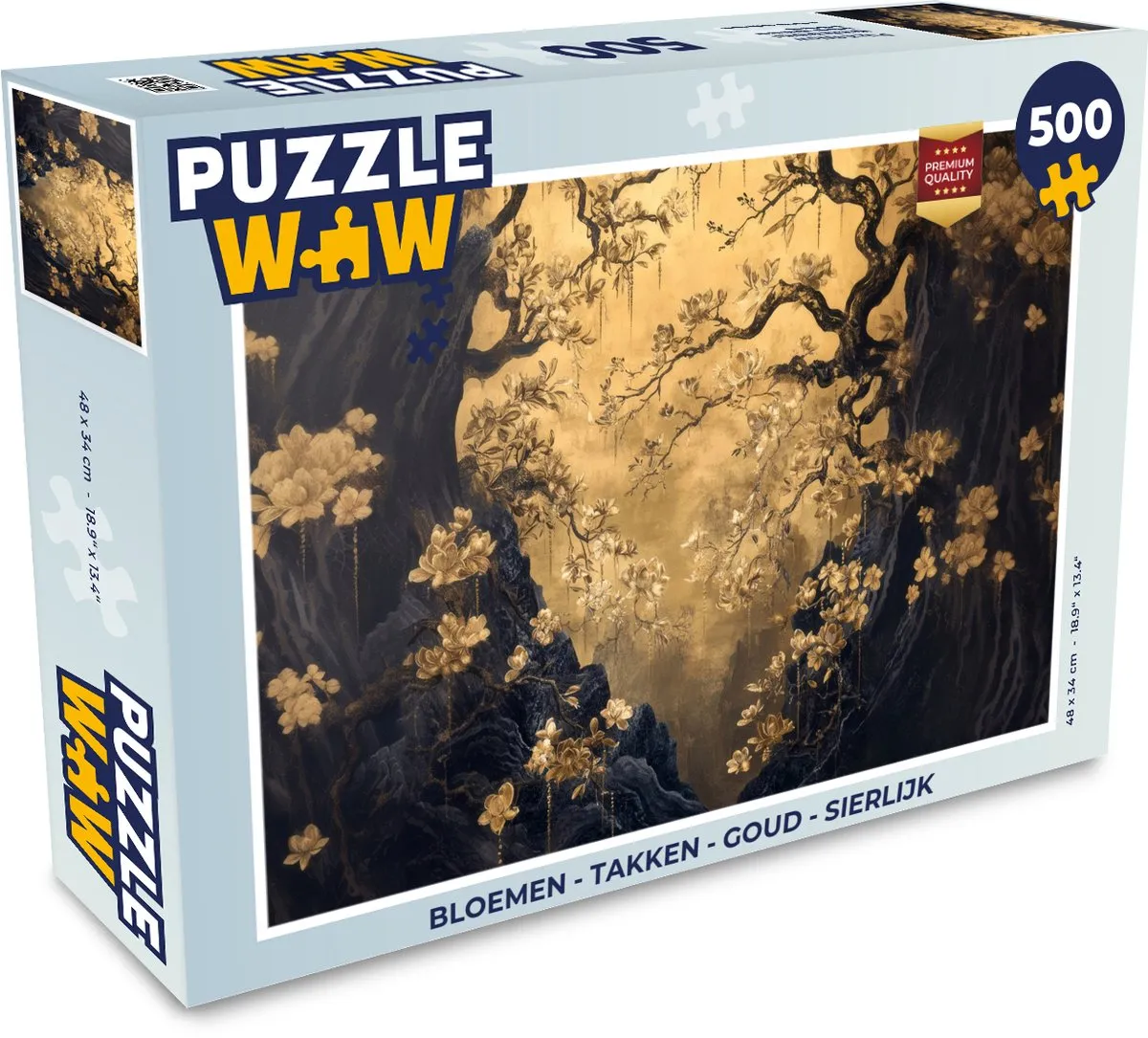 PuzzleWow Bloemen Takken Legpuzzel 500 Stuks