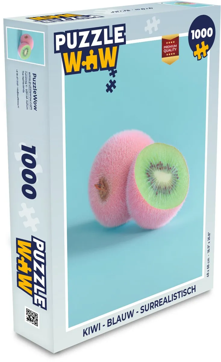 PuzzleWow Legpuzzel Kiwi 1000 Stuks