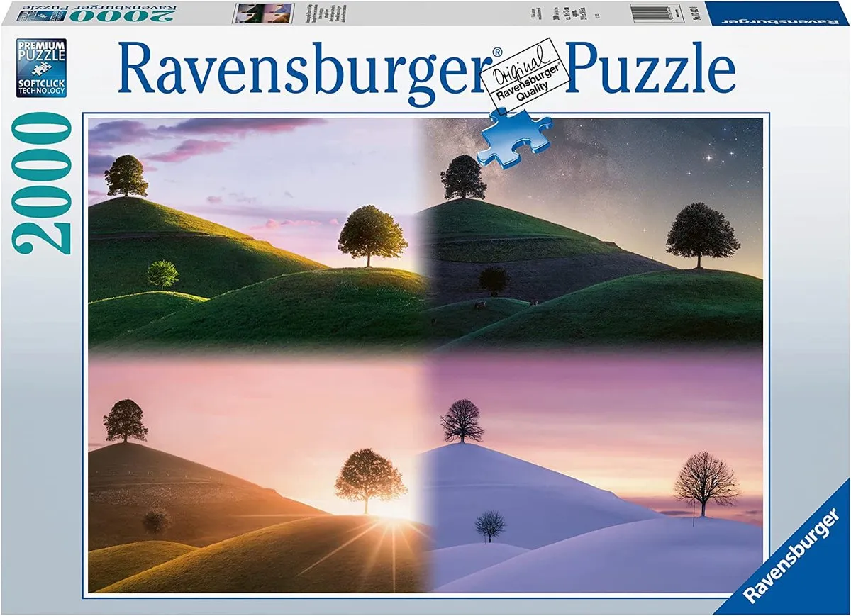 Ravensburger Stemmingsvolle Bomen en Bergen Legpuzzel 2000 Stuks - 17443