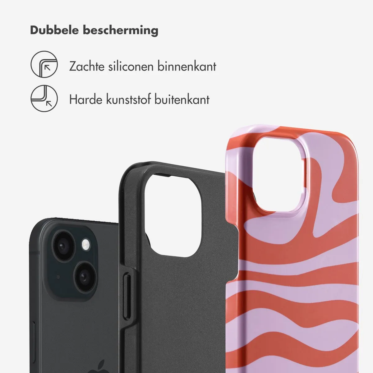 Selencia Hoesje iPhone 15 Dream Swirl Pink