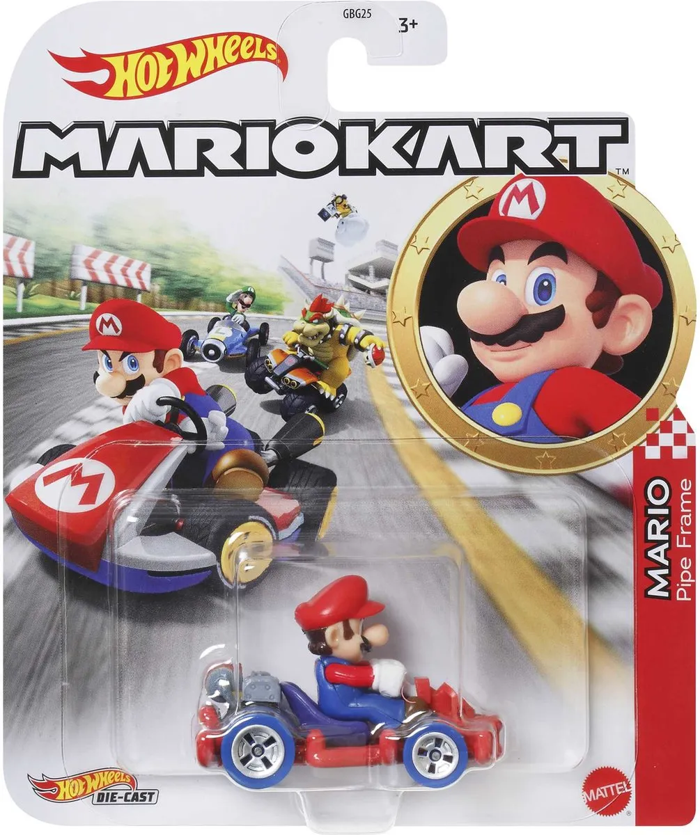 Hot Wheels Mario Kart HDB34 Racewagen - Meerkleurig
