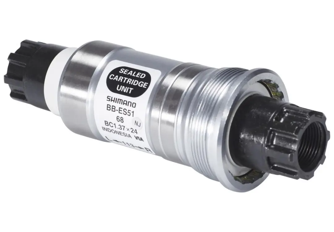 Shimano Trapas BB-ES51 Octalink BSA - 118mm - Zilver/zwart - afbeelding 2 van 2