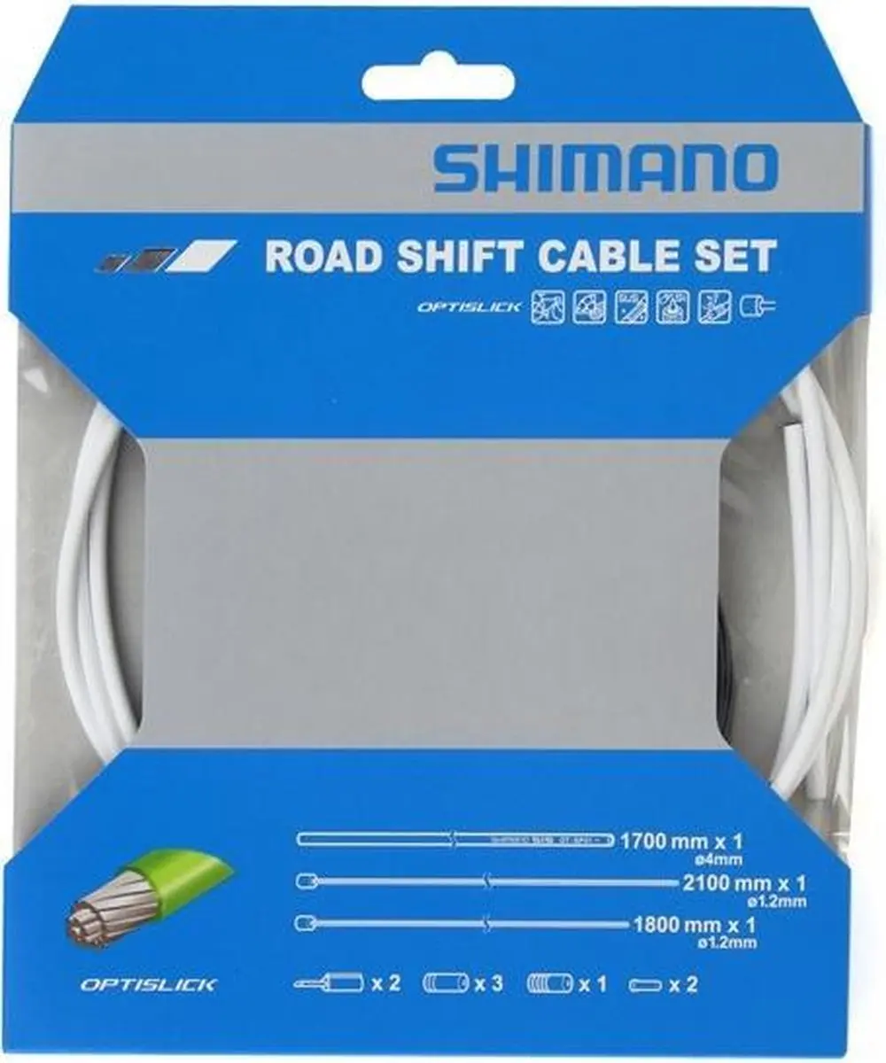 Shimano OT-SP41 OPTISLICK Schakelkabelset - Racefiets - RVS - Zwart - afbeelding 5 van 6