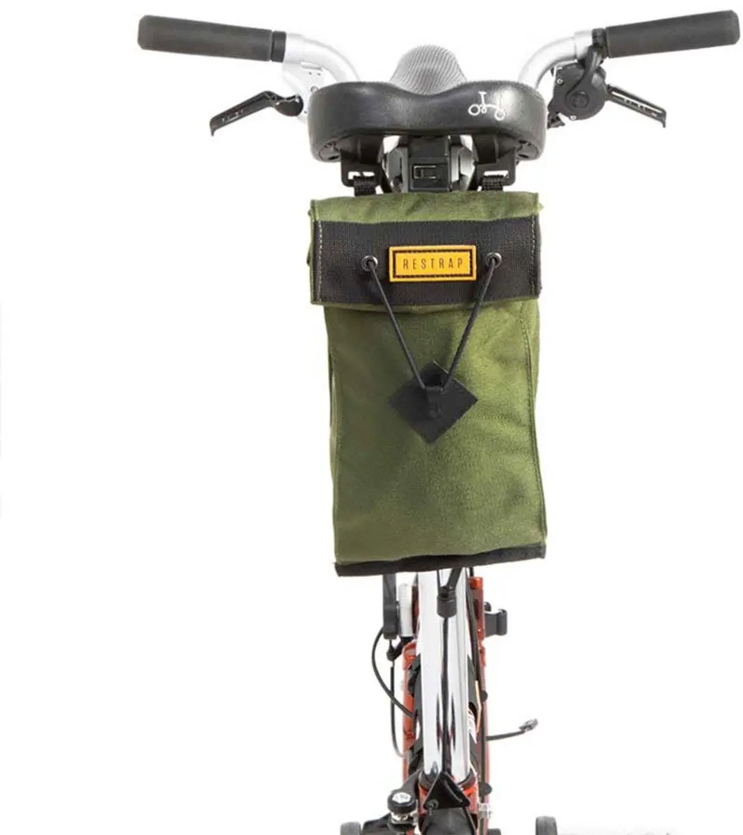 Restrap City Zadeltas Vouwfiets 2L - Olijfgroen - afbeelding 3 van 6