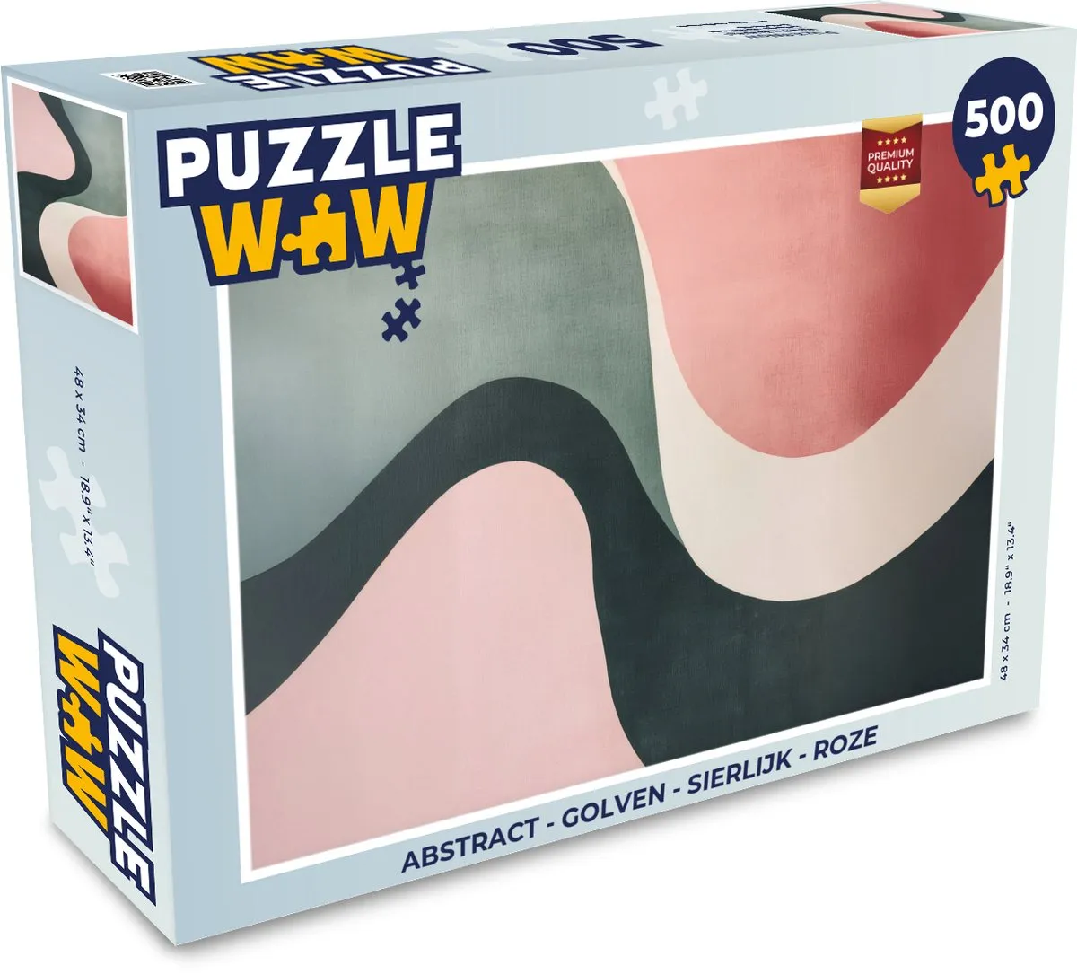 PuzzleWow Abstract Golven Legpuzzel 500 Stuks