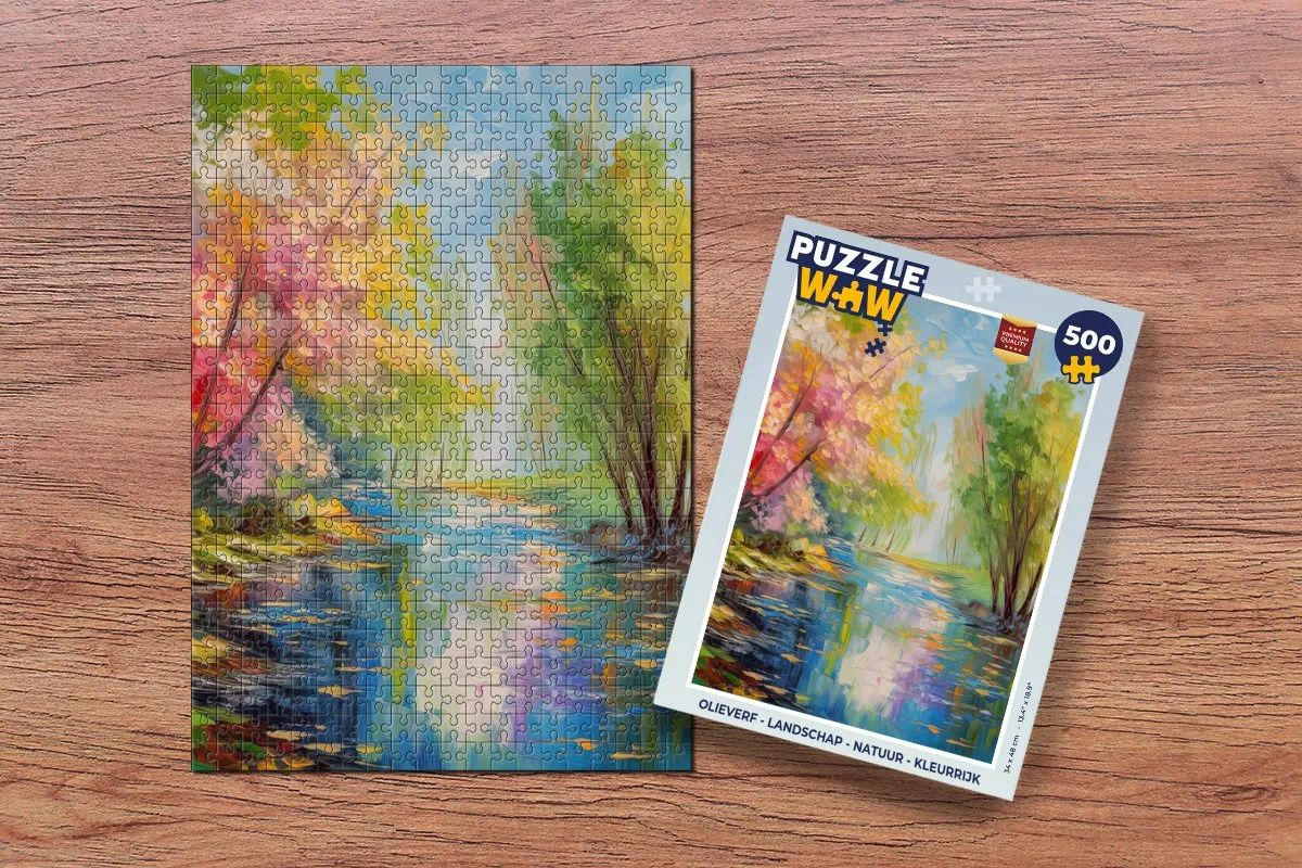 PuzzleWow Landschap Natuur Puzzel 500 Stuks - Multicolor