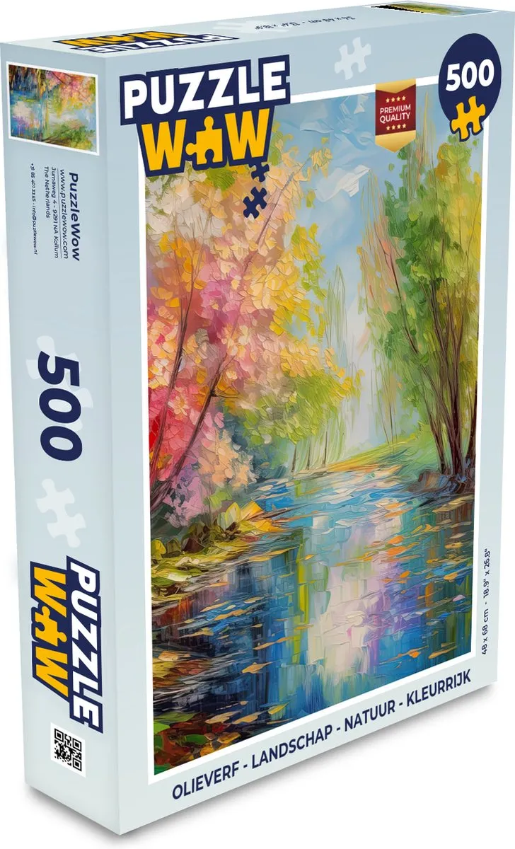 PuzzleWow Landschap Natuur Puzzel 500 Stuks