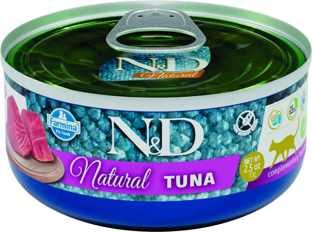 N&D Natural natvoeding voor de kat Tonijn 70 gr.
