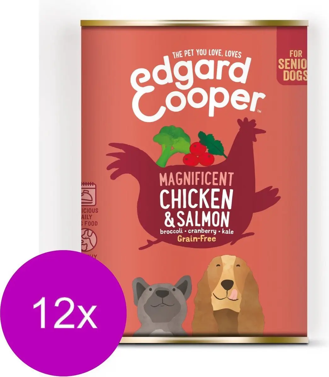 Edgard & Cooper Blik Chicken Salmon Senior