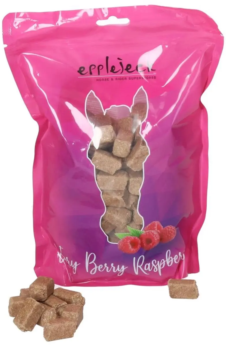 Epplejeck Paardensnoepjes Ejvery Berry Raspberry - 2 Stuks - afbeelding 2 van 2