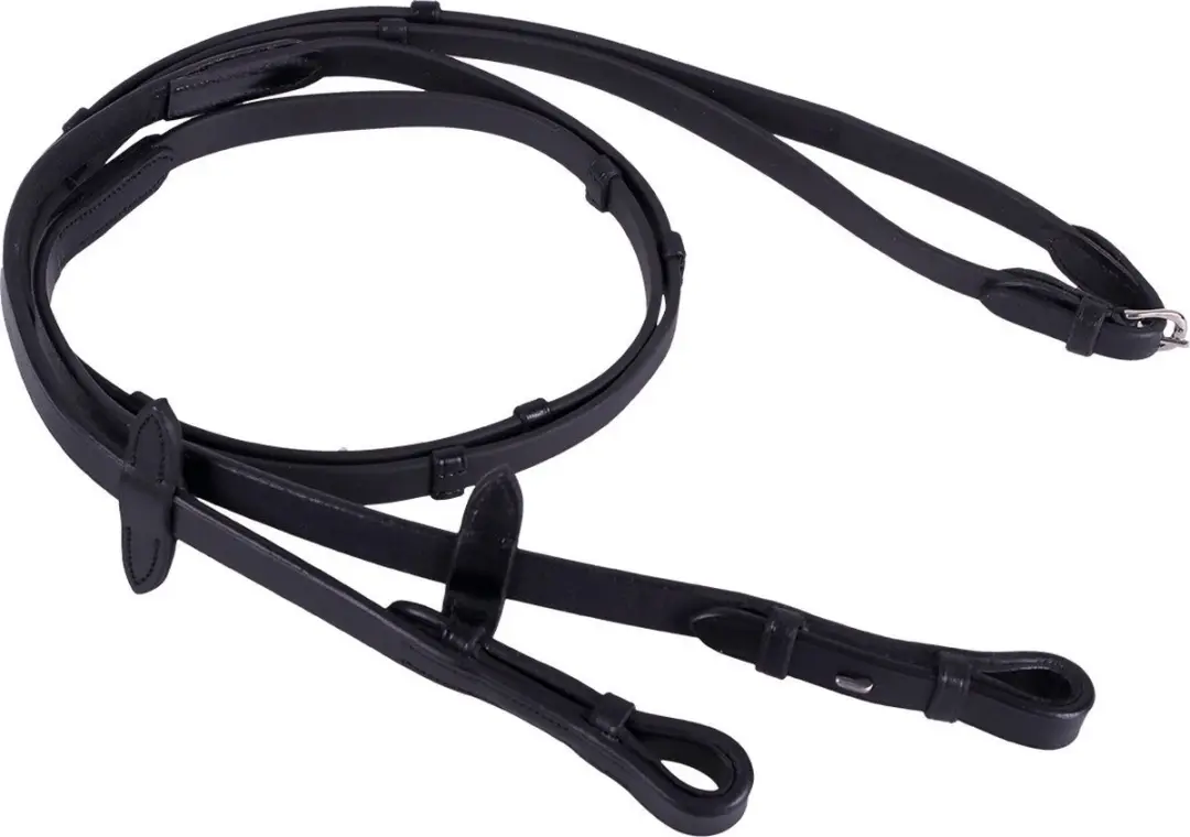 Qhp Teugel biothane met stops Black